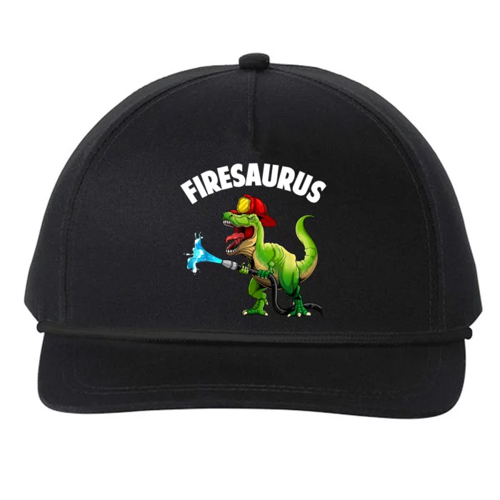 Future Firefighter Art For Fire Department Fireman Snapback Five-Panel Rope Hat