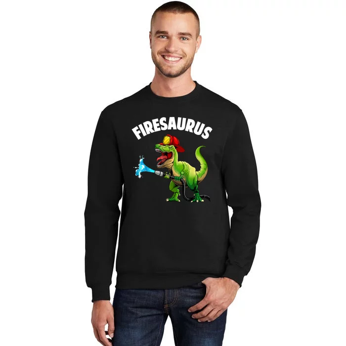 Future Firefighter Art For Fire Department Fireman Tall Sweatshirt