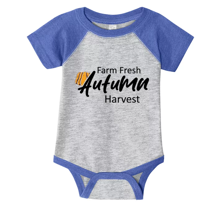 Farm Fresh Autumn Harvest Graphic Infant Baby Jersey Bodysuit