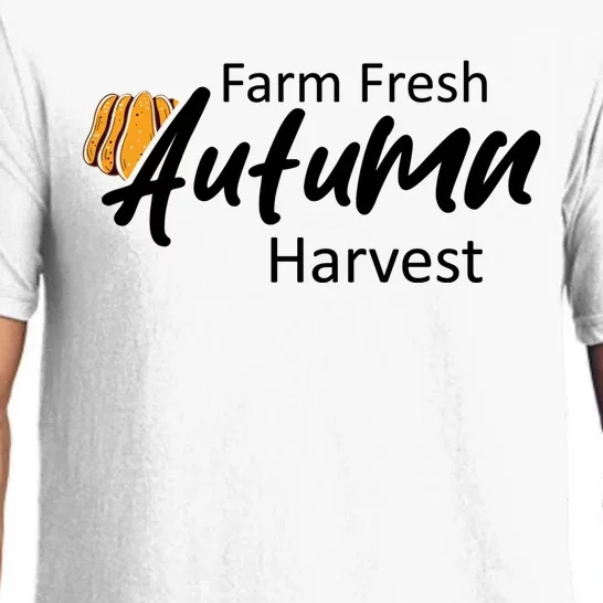 Farm Fresh Autumn Harvest Graphic Pajama Set