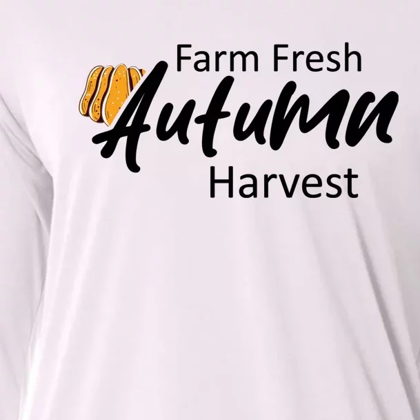 Farm Fresh Autumn Harvest Graphic Cooling Performance Long Sleeve Crew