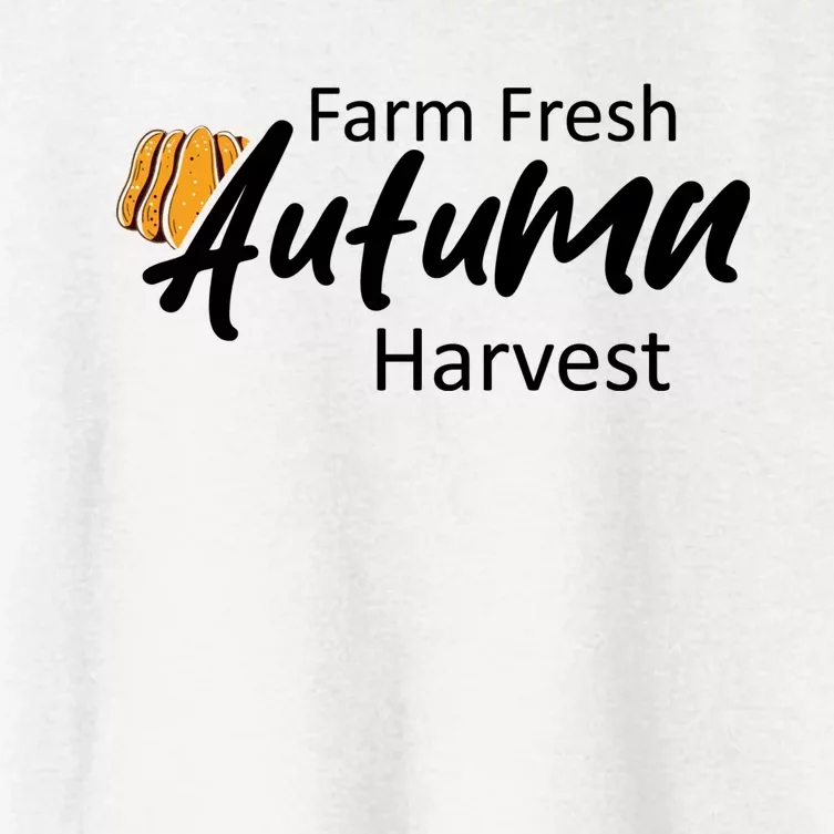 Farm Fresh Autumn Harvest Graphic Women's Crop Top Tee