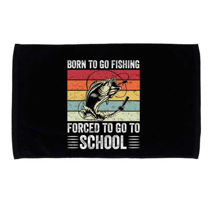 Funny Fishing Art For Men Women Fishing Fish Fisherman Microfiber Hand Towel