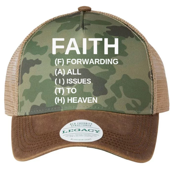 Faith Forwarding All Issues To Heaven Legacy Tie Dye Trucker Hat