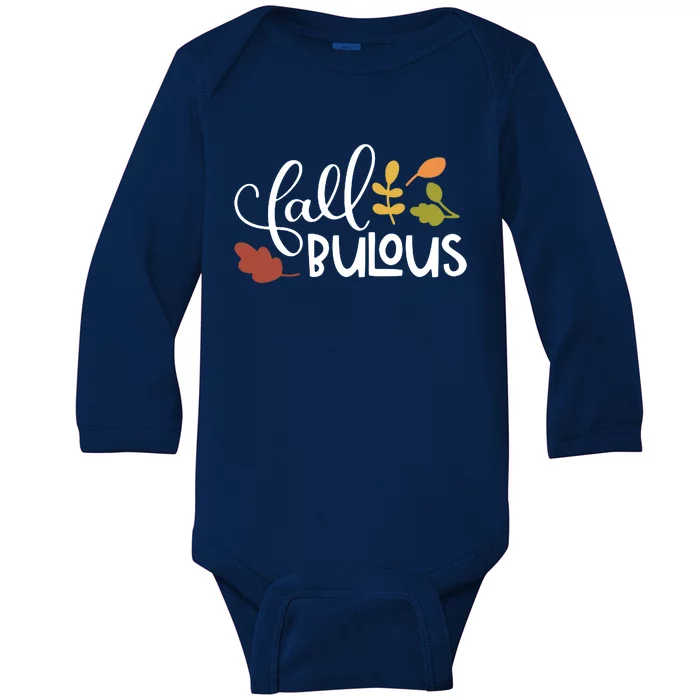 Fall Fabulous Autumn Baby Long Sleeve Bodysuit