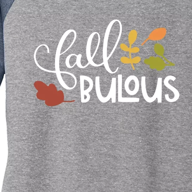 Fall Fabulous Autumn Women's Tri-Blend 3/4-Sleeve Raglan Shirt