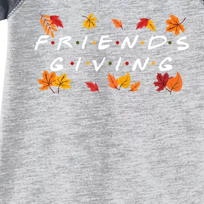 Friendsgiving Fall Autumn Friends & Family Thanksgiving Infant Baby Jersey Bodysuit