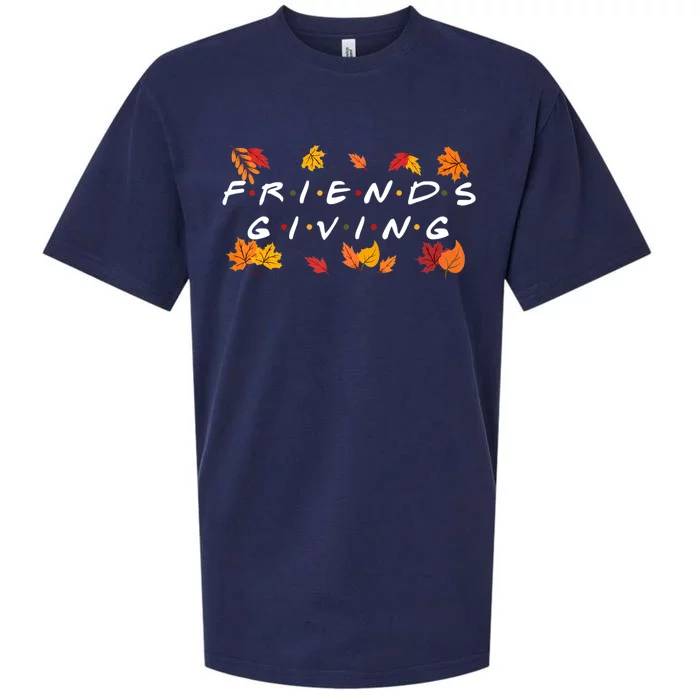 Friendsgiving Fall Autumn Friends & Family Thanksgiving Sueded Cloud Jersey T-Shirt