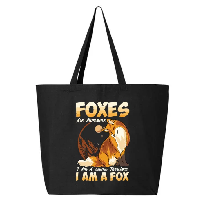 Fox Foxes Are Awesome Cute Fox 25L Jumbo Tote