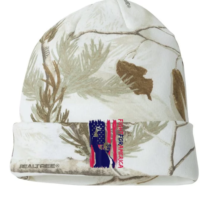 Fight For America Trump 2024 Kati - 12in Camo Beanie