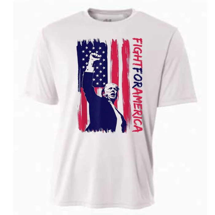 Fight For America Trump 2024 Cooling Performance Crew T-Shirt