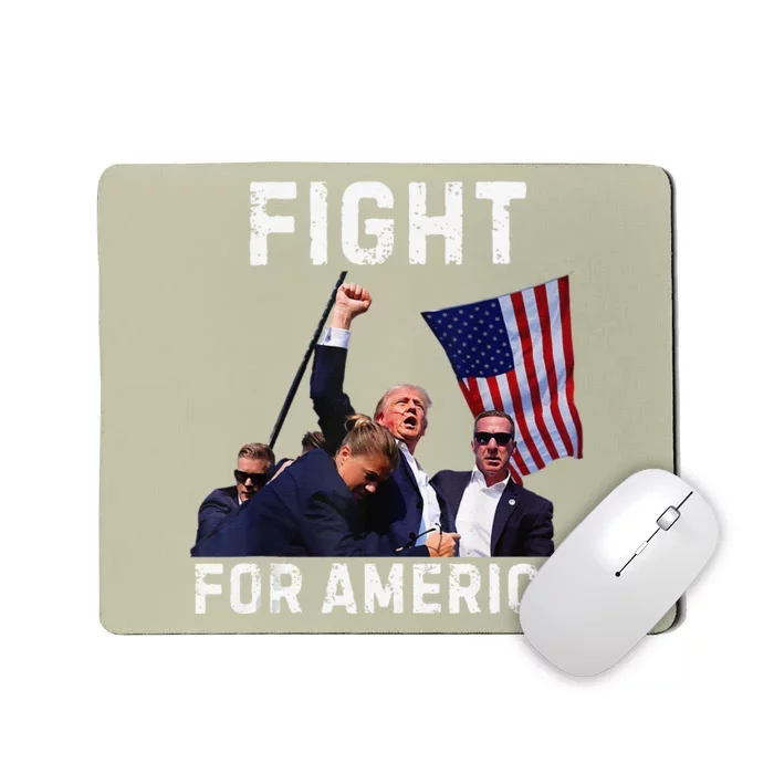 Fight For America Trump 2024 Assassination Attempt Mousepad