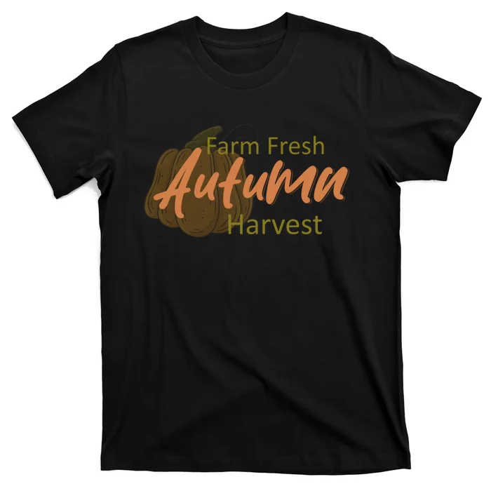 Farm Fresh Autumn Harvest Theme T-Shirt