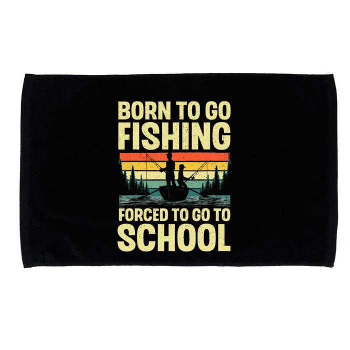 Funny Fishing Art For Fishing Fish Fisherman Microfiber Hand Towel