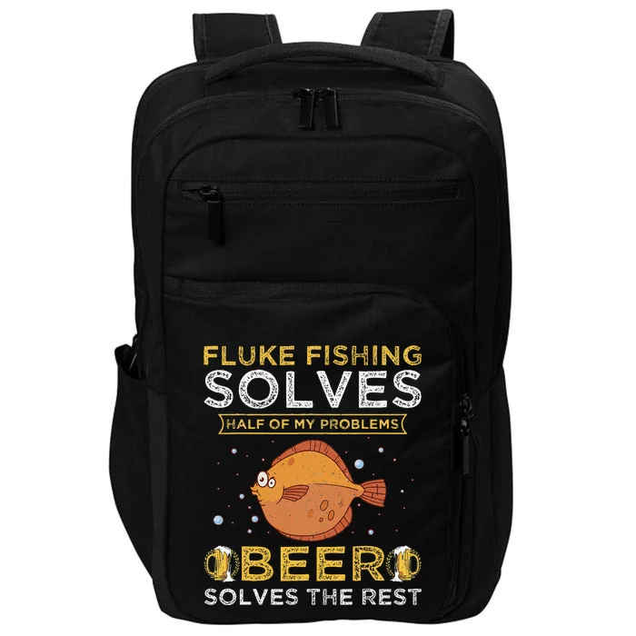 Fluke Fisher Accessories Fluke Fishing Rod Impact Tech Backpack