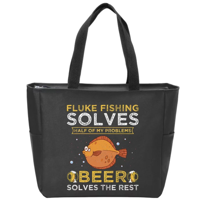 Fluke Fisher Accessories Fluke Fishing Rod Zip Tote Bag