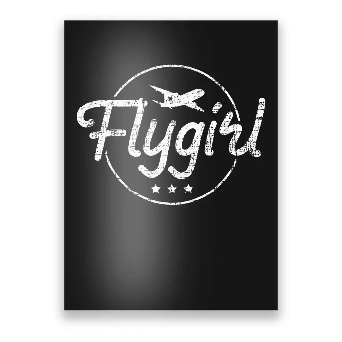 Fly Flight Attendant Airline Stewardess Pilot Aviation Poster