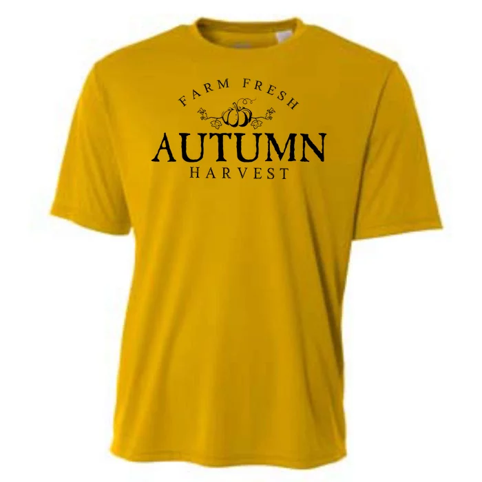 Farm Fresh Autumn Fall Harvest Pumpkin Cooling Performance Crew T-Shirt