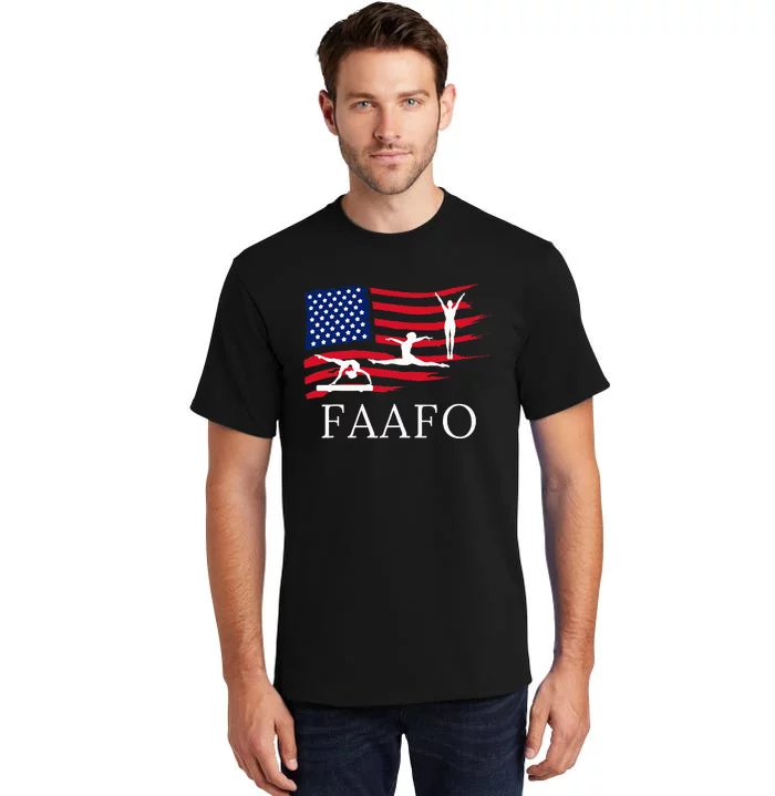 Faafo Funny American Gymnast Tall T-Shirt