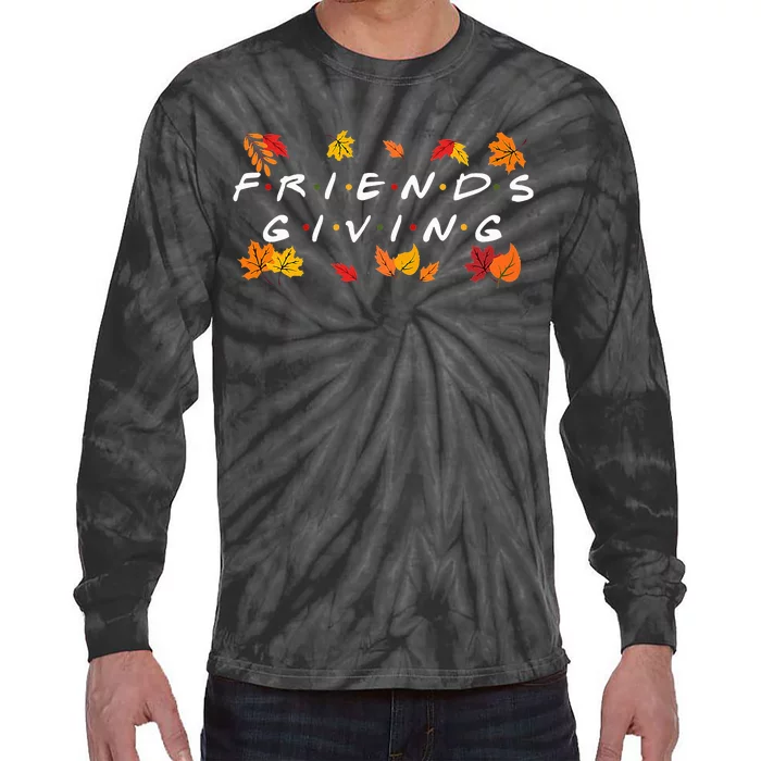 friendsgiving fall autumn friends & family thanksgiving Tie-Dye Long Sleeve Shirt