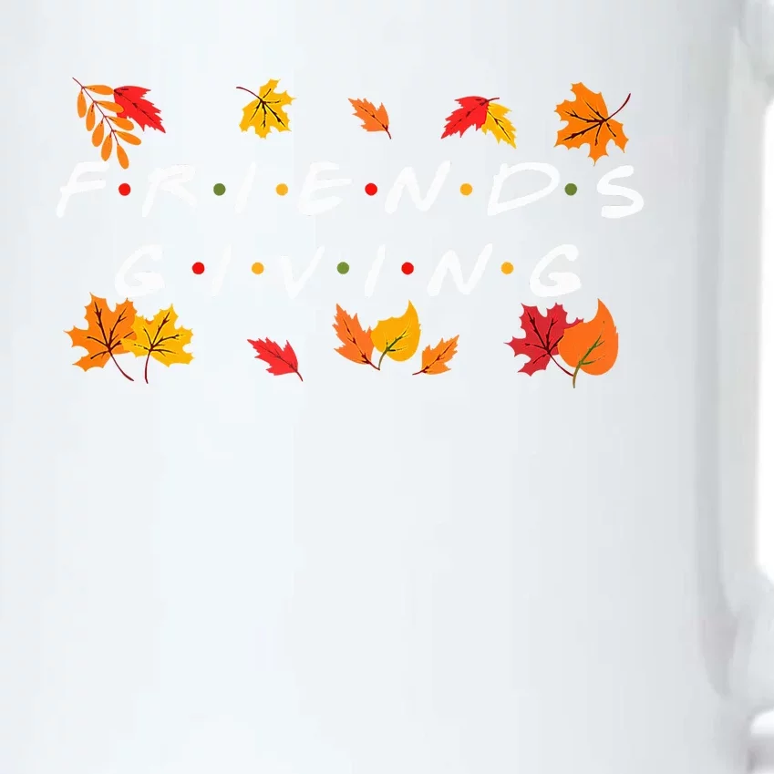 Friendsgiving Fall Autumn Friends & Family Thanksgiving Black Color Changing Mug