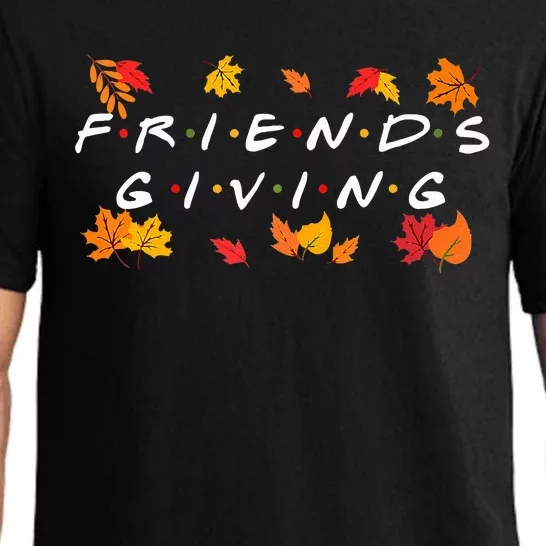 Friendsgiving Fall Autumn Friends & Family Thanksgiving Pajama Set