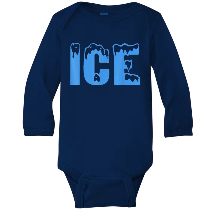 Funny Fire And Ice Costume Halloween Family Matching Funny Cute Baby Long Sleeve Bodysuit