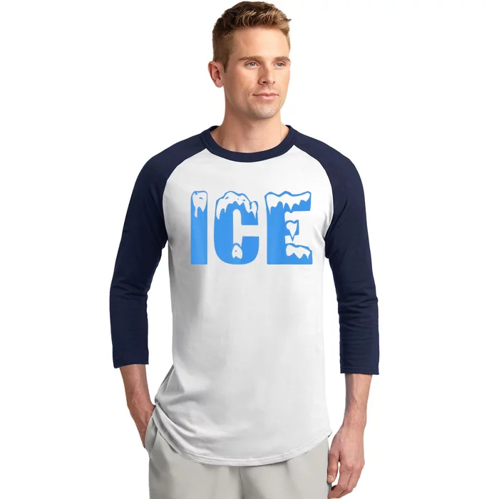 Funny Fire And Ice Costume Halloween Family Matching Funny Cute Baseball Sleeve Shirt