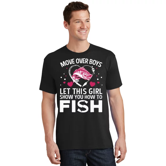 Funny Fishing Art Fishing Lover Fisherwoman T-Shirt