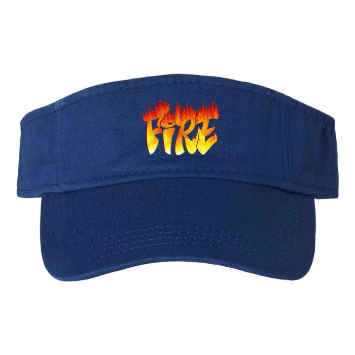 Funny Fire And Ice Costume Halloween Family Matching Funny Gift Valucap Bio-Washed Visor