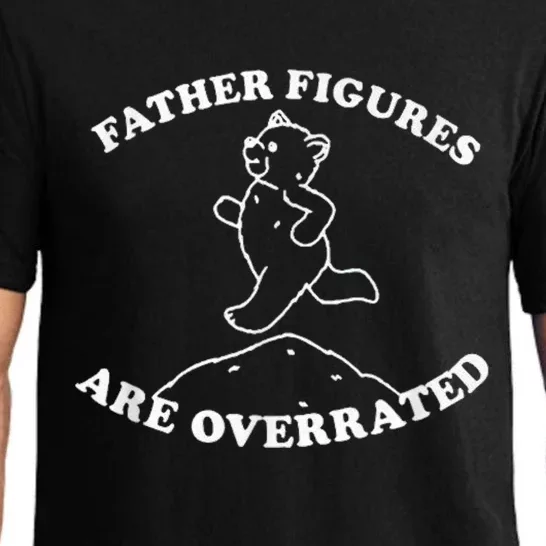 Father Figures Are Overrated Funny Gift Father Days Pajama Set