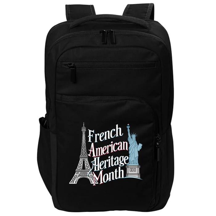 Funny French American Heritage Month Impact Tech Backpack