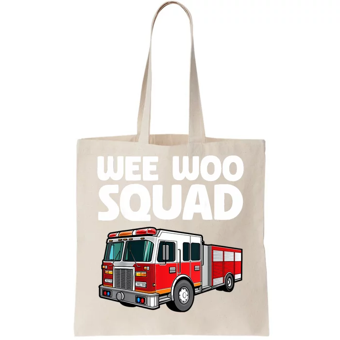 Funny Firefighter Art For Women Fire Truck Fireman Tote Bag