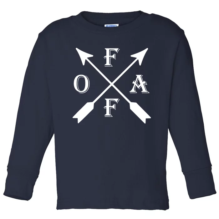 FAFO (Fuck Around & Find Out) Funny Saying Sarcastic Toddler Long Sleeve Shirt