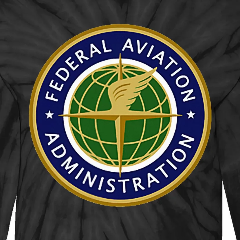 Faa Federal Aviation Administration Tie-Dye Long Sleeve Shirt