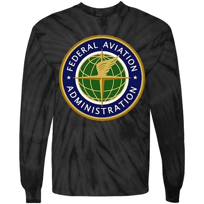 Faa Federal Aviation Administration Tie-Dye Long Sleeve Shirt