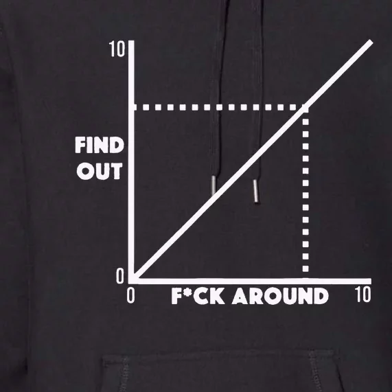 Funny Fuck Around And Find Out Diagram Chart Meme Graph Premium Hoodie