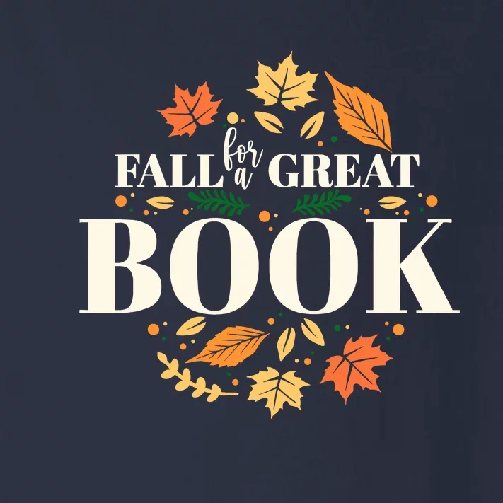 Fall For A Great Book Reading Librarian Autumn Teacher Toddler Long Sleeve Shirt