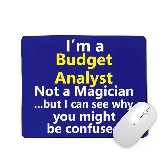 Funny Finance Analyst Job Career Budget Banking Accountant Great Gift Mousepad