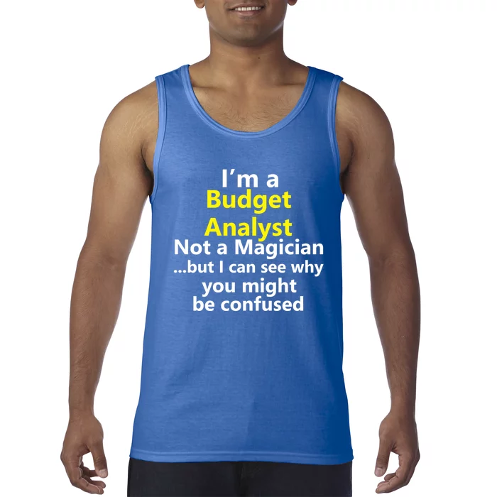 Funny Finance Analyst Job Career Budget Banking Accountant Great Gift Tank Top