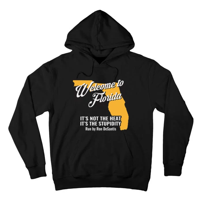 Funny Florida Anti Gov. Ron DeSantis Tall Hoodie