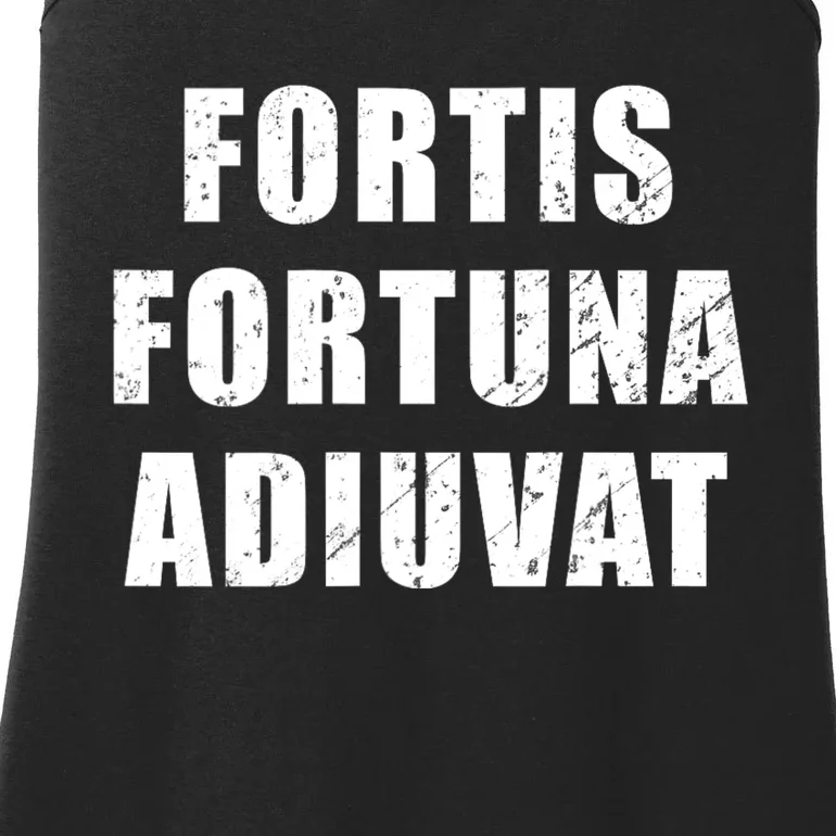 Fortis Fortuna Adiuvat Ladies Essential Tank