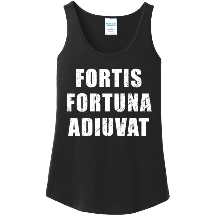 Fortis Fortuna Adiuvat Ladies Essential Tank