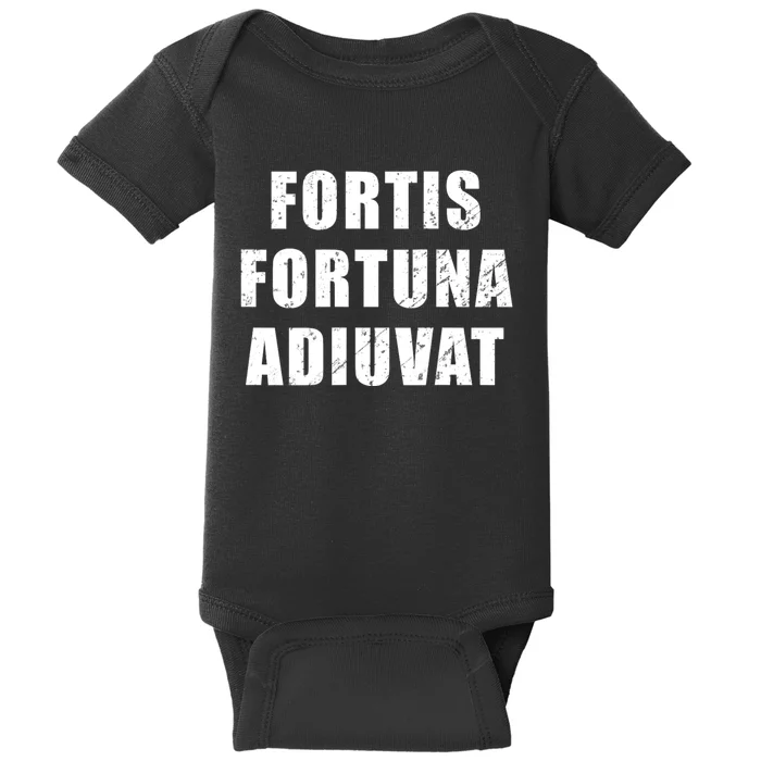 Fortis Fortuna Adiuvat Baby Bodysuit