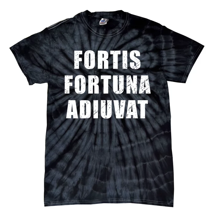 Fortis Fortuna Adiuvat Tie-Dye T-Shirt