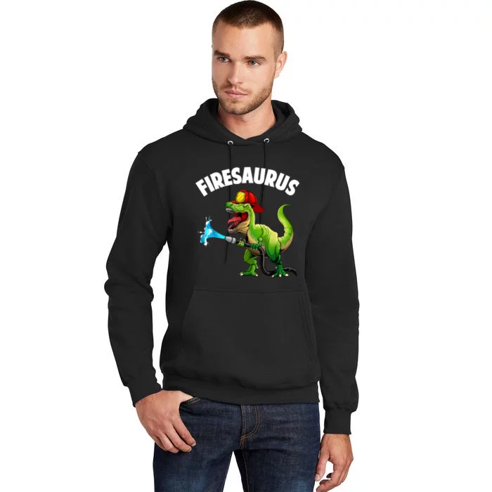 Future Firefighter Art For Fire Department Fireman Tall Hoodie