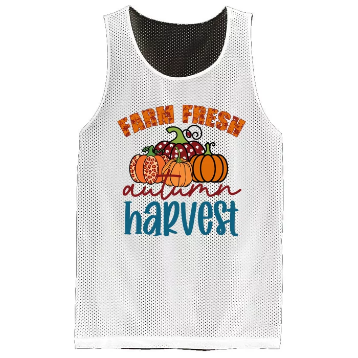 Farm Fresh Autumn Harvest Mesh Reversible Basketball Jersey Tank