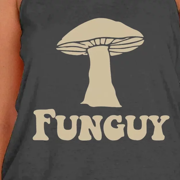 Funguy Funny Apparel Women's Knotted Racerback Tank