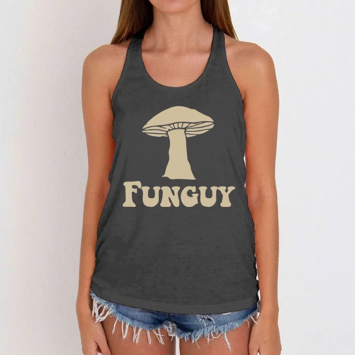 Funguy Funny Apparel Women's Knotted Racerback Tank