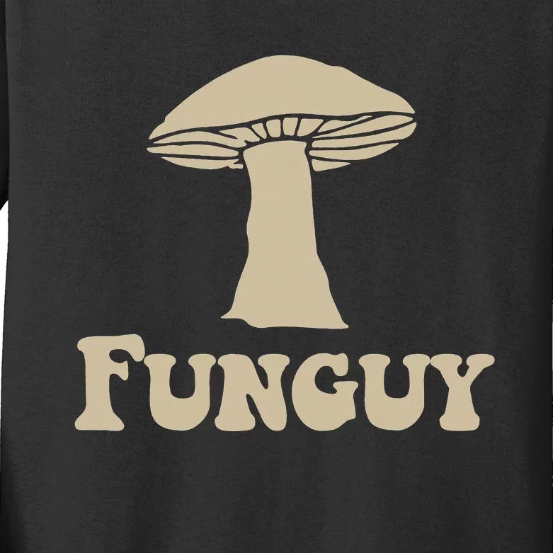 Funguy Funny Apparel Kids Long Sleeve Shirt